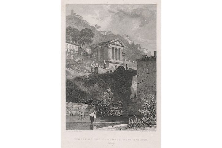 Spoleto, Fischer oceloryt, (1840)