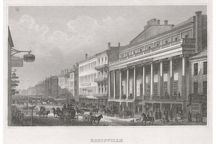 Louisville, Meyer, oceloryt, 1850