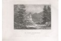 Volcano California, Meyer, oceloryt, 1850