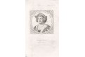 Kryštof Kolumbus, oceloryt, 1838