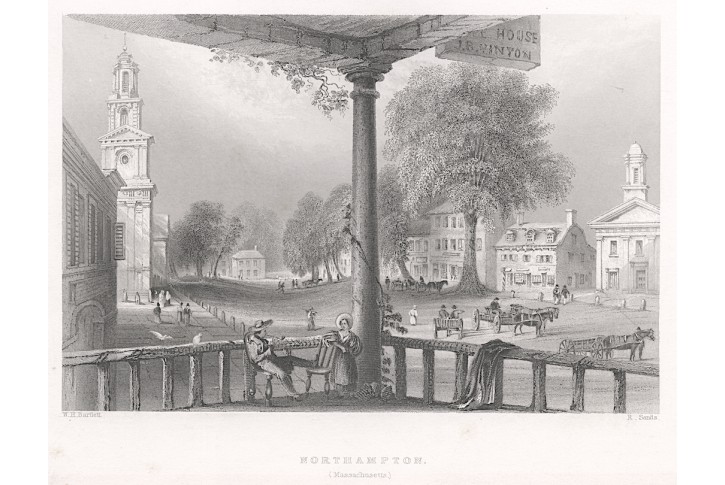 Northampton, oceloryt, (1840)