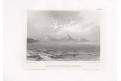 Managua Lake, Meyer, oceloryt, 1850