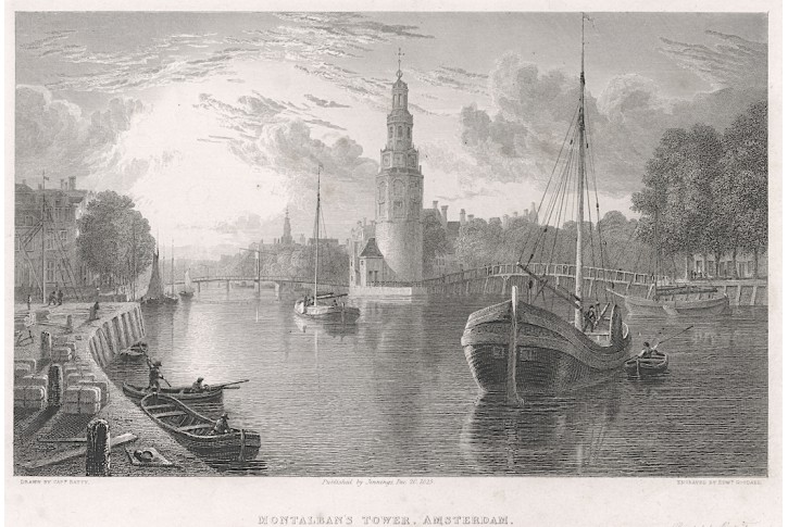 Amsterdam Montalban, Jennings, oceloryt, 1823