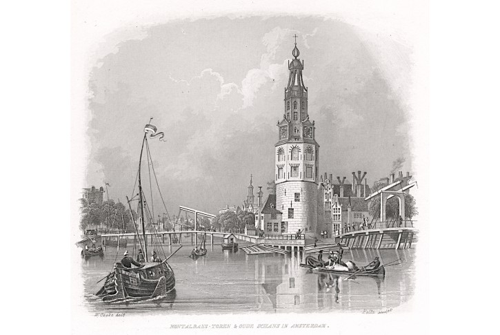 Amsterdam Montalban, Cooke, oceloryt, (1850)