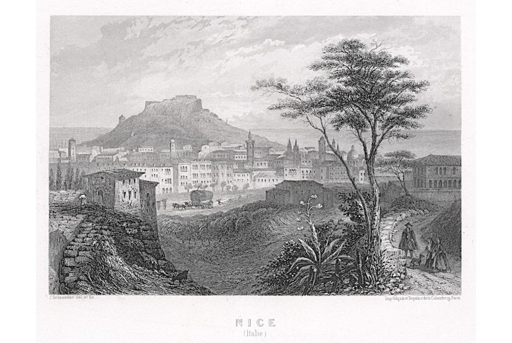 Nice, oceloryt (1850)