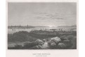 New York Bay, Meyer, oceloryt, 1850