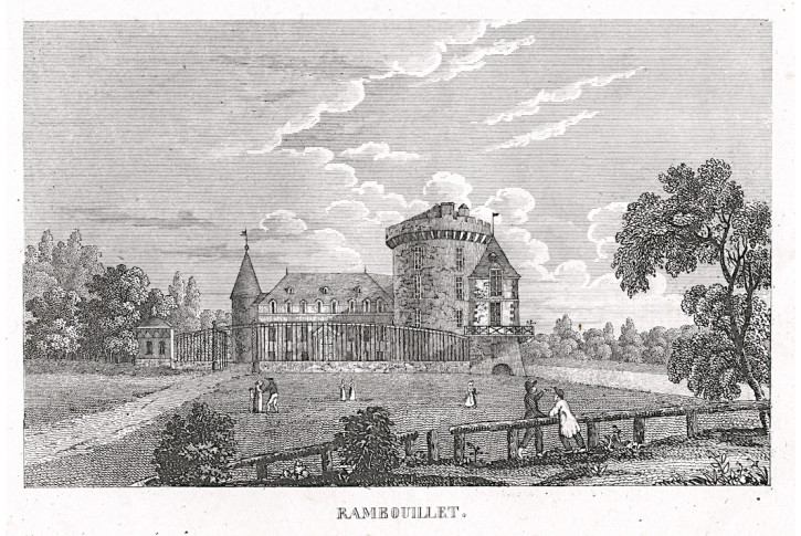 Rambouillet, Strahlheim, oceloryt, (1840)