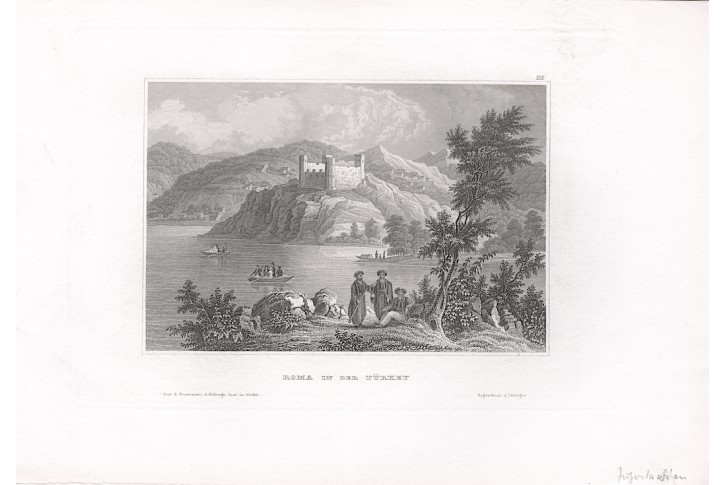 Roma Turecko, Meyer, oceloryt, 1850