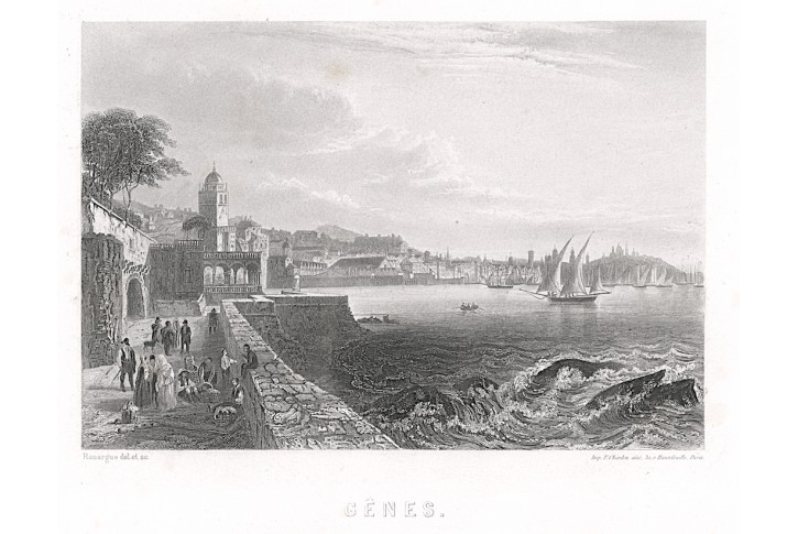 Genova, oceloryt, 1860