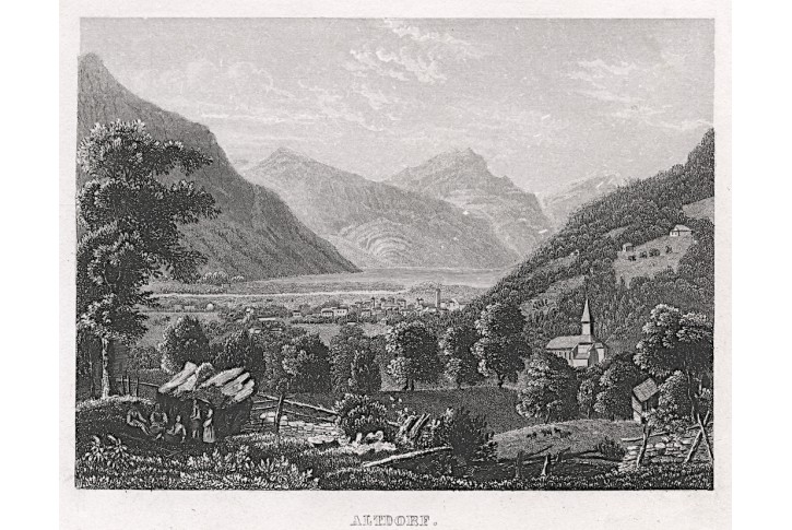Fluelen, Kleine Univ., oceloryt, (1840)