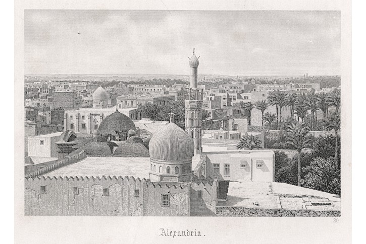 Alexandria, oceloryt, (1860)