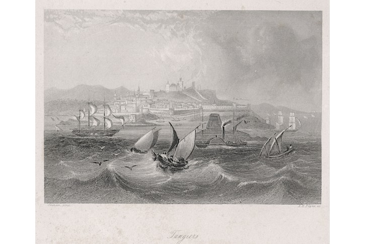 Tanger, Payne, oceloryt, (1850)