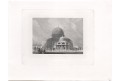 Moschee Omar Jeruzalem, Mayer, oceloryt, 1850