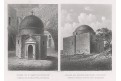 Jerusalem hrob Herodův, oceloryt, (1860)