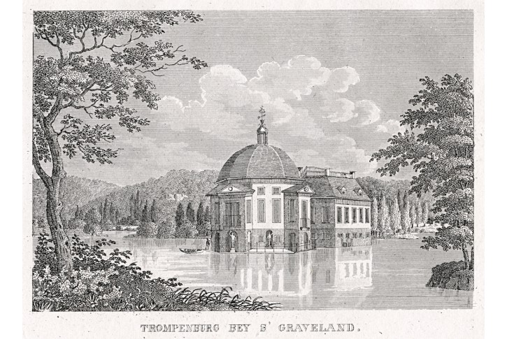 Trompenburg, Strahlheim, mědiryt, 1836