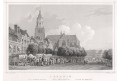 Arnheim náměstí, Lange, oceloryt, (1860)