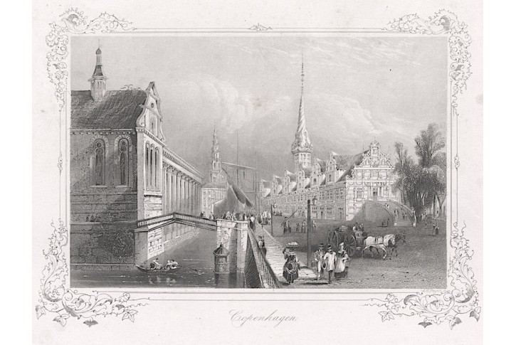 Copenhagen, oceloryt, 1850