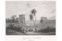 Egypt pylony, oceloryt, (1860)