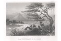 Rio Las Lajas - Panama, Meyer, oceloryt, 1850