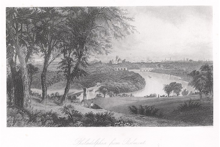 Philadelphia , oceloryt, (1860)