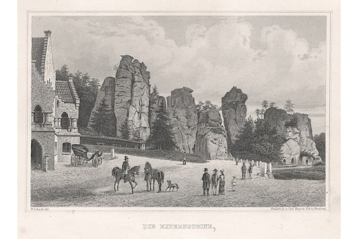 Extersteine,  Mayer, oceloryt, 1872