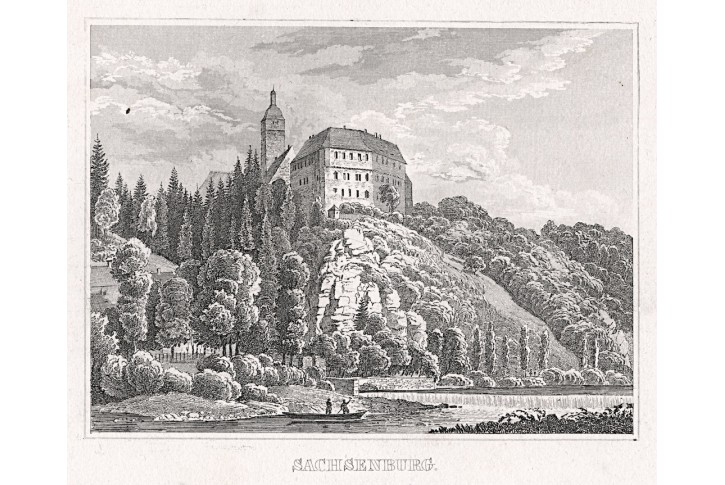 Sachsenburg, Kleine Universum, oceloryt, (1840)