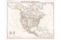 Jižní Amerika, Merklas, kolor. oceloryt, (1840)