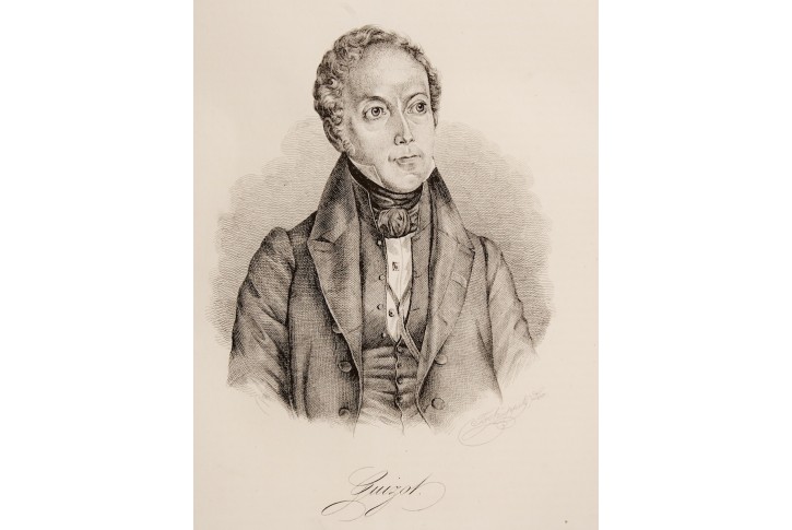 François Guizot, litografie  , 1842