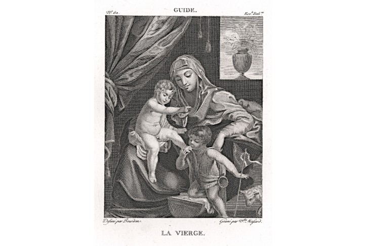 Marie panna, podle Renni, mědiryt, 1800