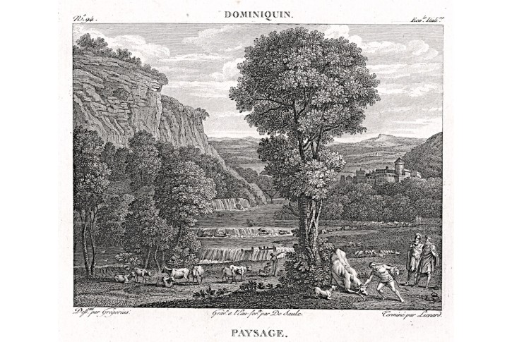 Krajina , mědiryt, 1800