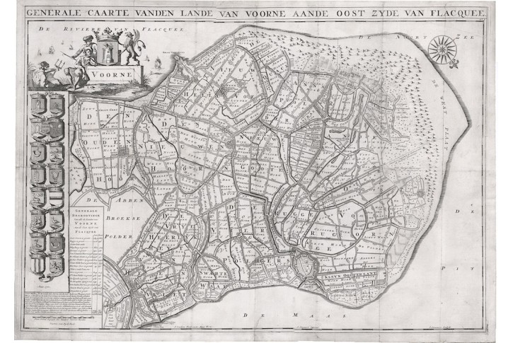 Lande van Voorne, Luyken,  mědiryt,  1701