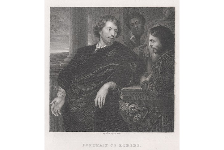 Rubens podle van Dycka, oceloryt, (1860)