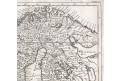 Tirion I.: Regno Suezia, mědiryt, 1740