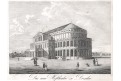 Dresden Hoftheater, Medau, litografie, 1841