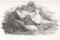 Ryba krab úlovek I, Wheble, mědiryt, 1808