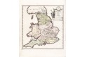 Weigel : Britannia, kolor. mědiryt, 1718