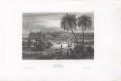Chagres Panama, Meyer, oceloryt, 1850