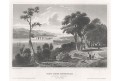 Hyde Park, New York, Meyer, oceloryt, 1850