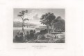 Hyde Park, New York, Meyer, oceloryt, 1850