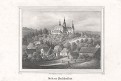 Purschenstein , Saxonia, litografie, (1840)