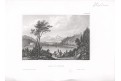 Lago D'Averno, Meyer, oceloryt, 1850