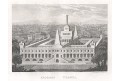 Jeruzalém Šalamounův chrám I., oceloryt, 1850