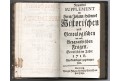 J. Hübners Supplementa zu histor. Fragen 1716-19