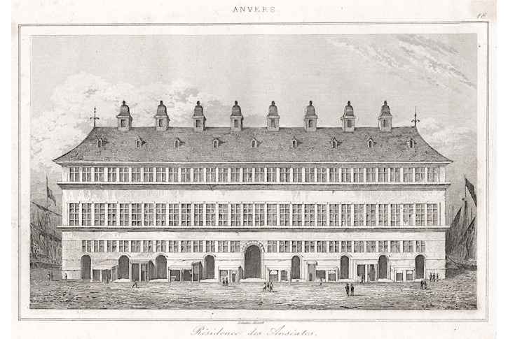 Antwerpen Anseales, Le Bas, oceloryt (1840)