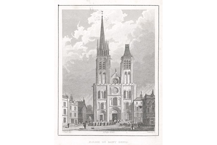 Paris Saint Denis, Jennings,  oceloryt, 1829