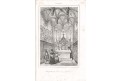 Antwerpen kaple, Le Bas, oceloryt (1840)