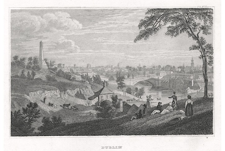 Dublin, Meyer, oceloryt, 1850