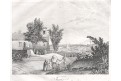 Tunis, Medau, litografie, (1850)