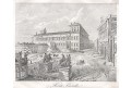 Roma Monte Cavallo, Medau, litografie, (1850)