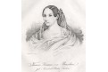 Tereza Marie Neapolsko, Medau  litografie, (1850)